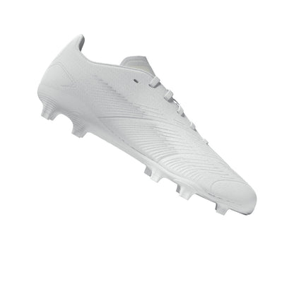 adidas Predator League J FG - Cloud White / Gold Metallic / Sandy Beige Met