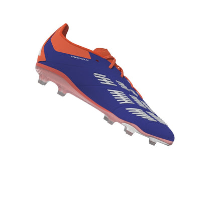 adidas Predator 24 Elite J FG - Lucid Blue / Cloud White / Solar Red Skip to add to bag