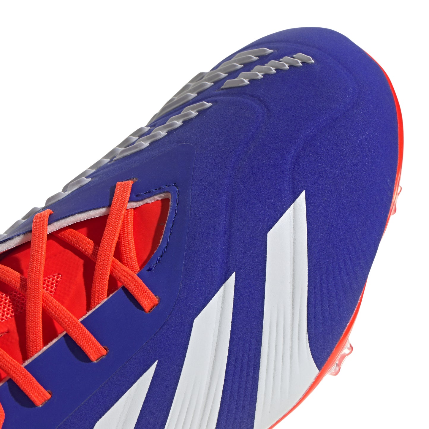 adidas Predator 24 Elite J FG - Lucid Blue / Cloud White / Solar Red Skip to add to bag