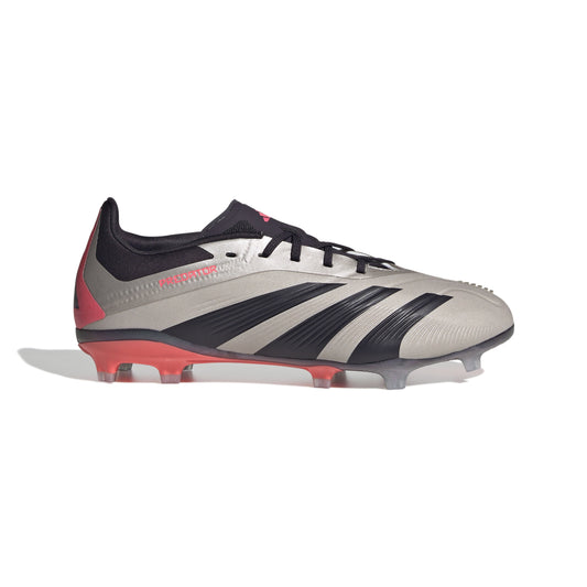 adidas Predator Elite J FG - Platinum Metallic / Aurora Black / Carbon