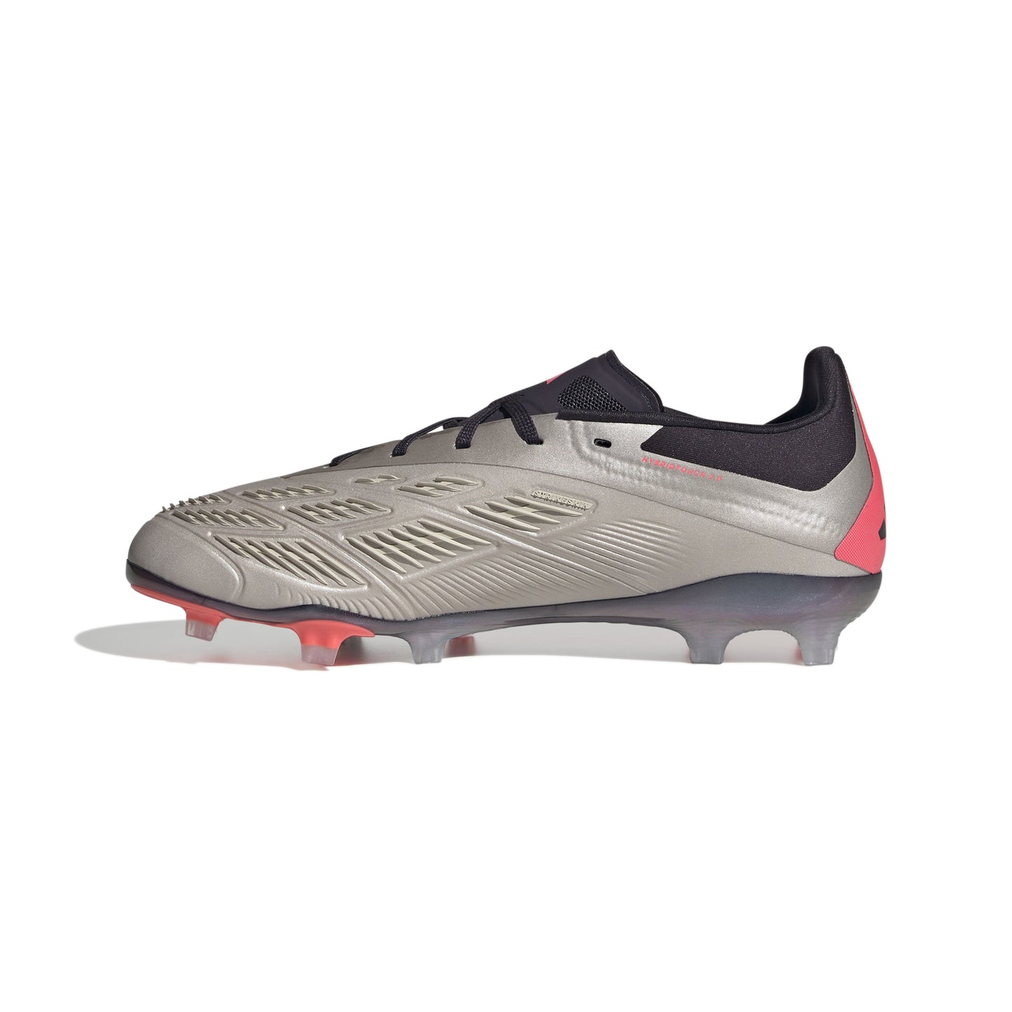 adidas Predator Elite J FG - Platinum Metallic / Aurora Black / Carbon