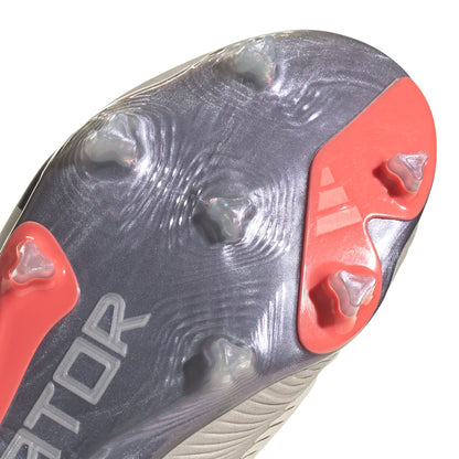 adidas Predator Elite J FG - Platinum Metallic / Aurora Black / Carbon