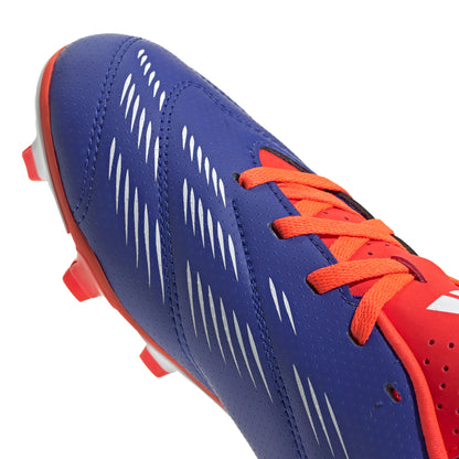 adidas Predator Club Flexible Ground Boots Kids - Lucid Blue / Cloud White / Solar Red