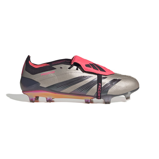 adidas Predator Elite FG Foldover Tongue - Platinum Metallic / Aurora Black / Carbon