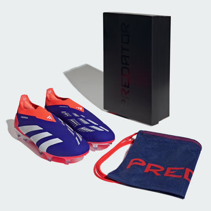 adidas Predator Elite LL FG - Lucid Blue / Cloud White / Solar Red