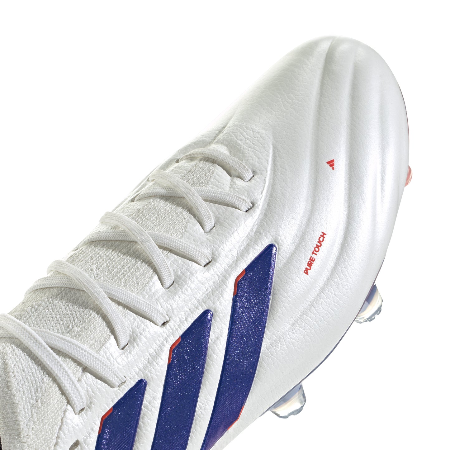 adidas Copa Pure 2 ELITE PRIMEKNIT FG - Cloud White / Lucid Blue / Solar Red