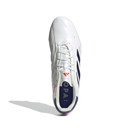 adidas Copa Pure 2 ELITE FG - Cloud White / Lucid Blue / Solar Red