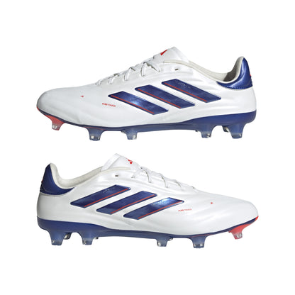 adidas Copa Pure 2 ELITE FG - Cloud White / Lucid Blue / Solar Red