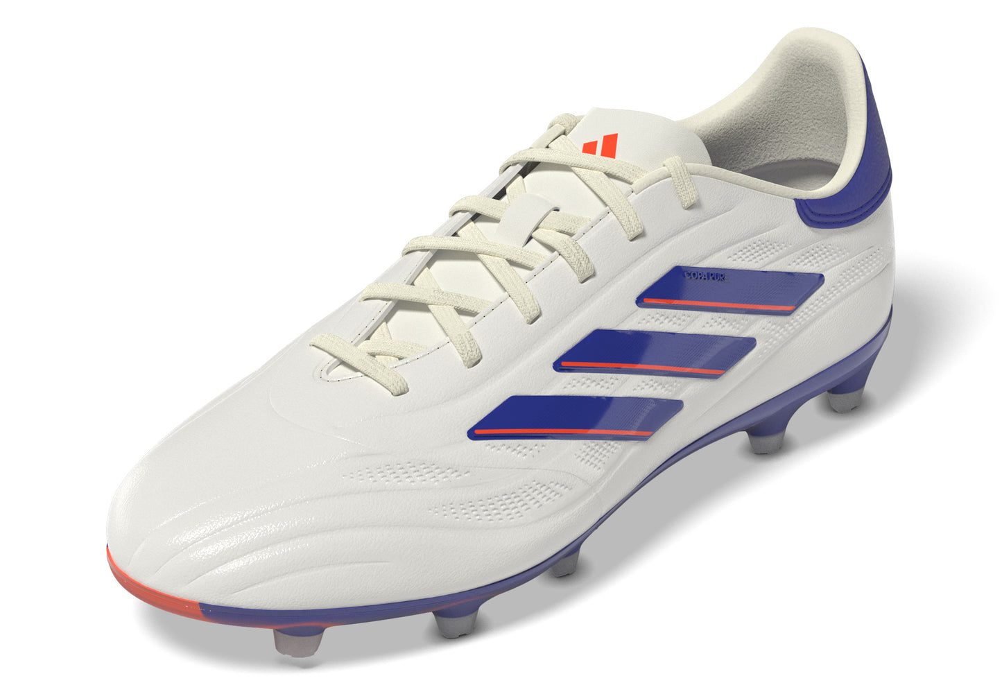 adidas Copa Pure 2 Elite Kids FG - Cloud White / Lucid Blue / Solar Red