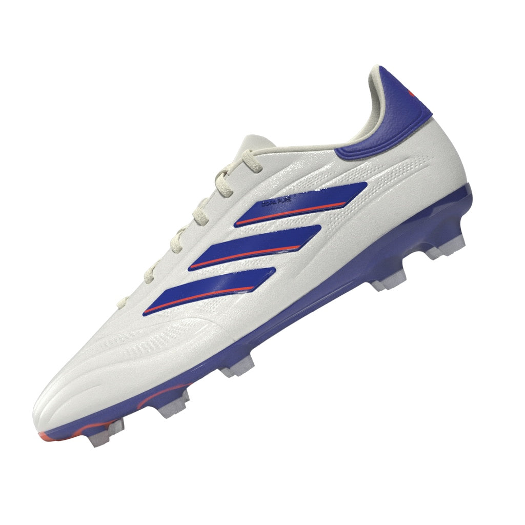 adidas Copa Pure 2 Elite Kids FG - Cloud White / Lucid Blue / Solar Red