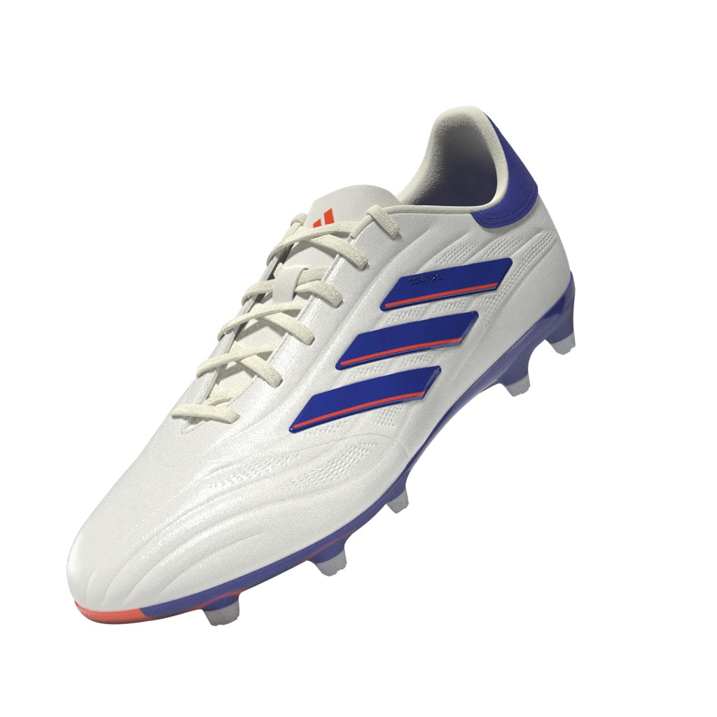 adidas Copa Pure 2 Elite Kids FG - Cloud White / Lucid Blue / Solar Red