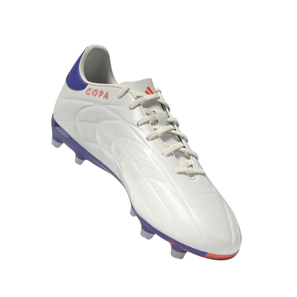 adidas Copa Pure 2 Elite Kids FG - Cloud White / Lucid Blue / Solar Red