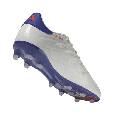 adidas Copa Pure 2 Elite Kids FG - Cloud White / Lucid Blue / Solar Red