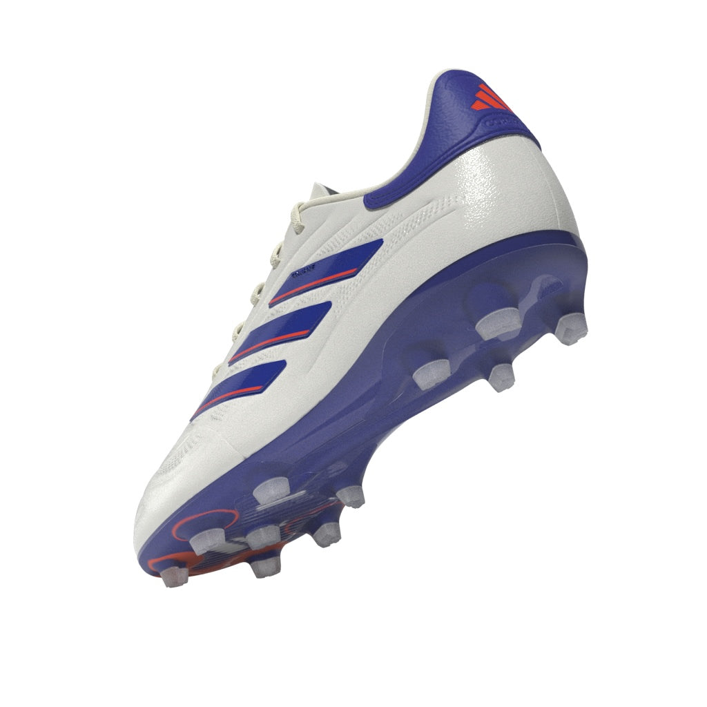 adidas Copa Pure 2 Elite Kids FG - Cloud White / Lucid Blue / Solar Red