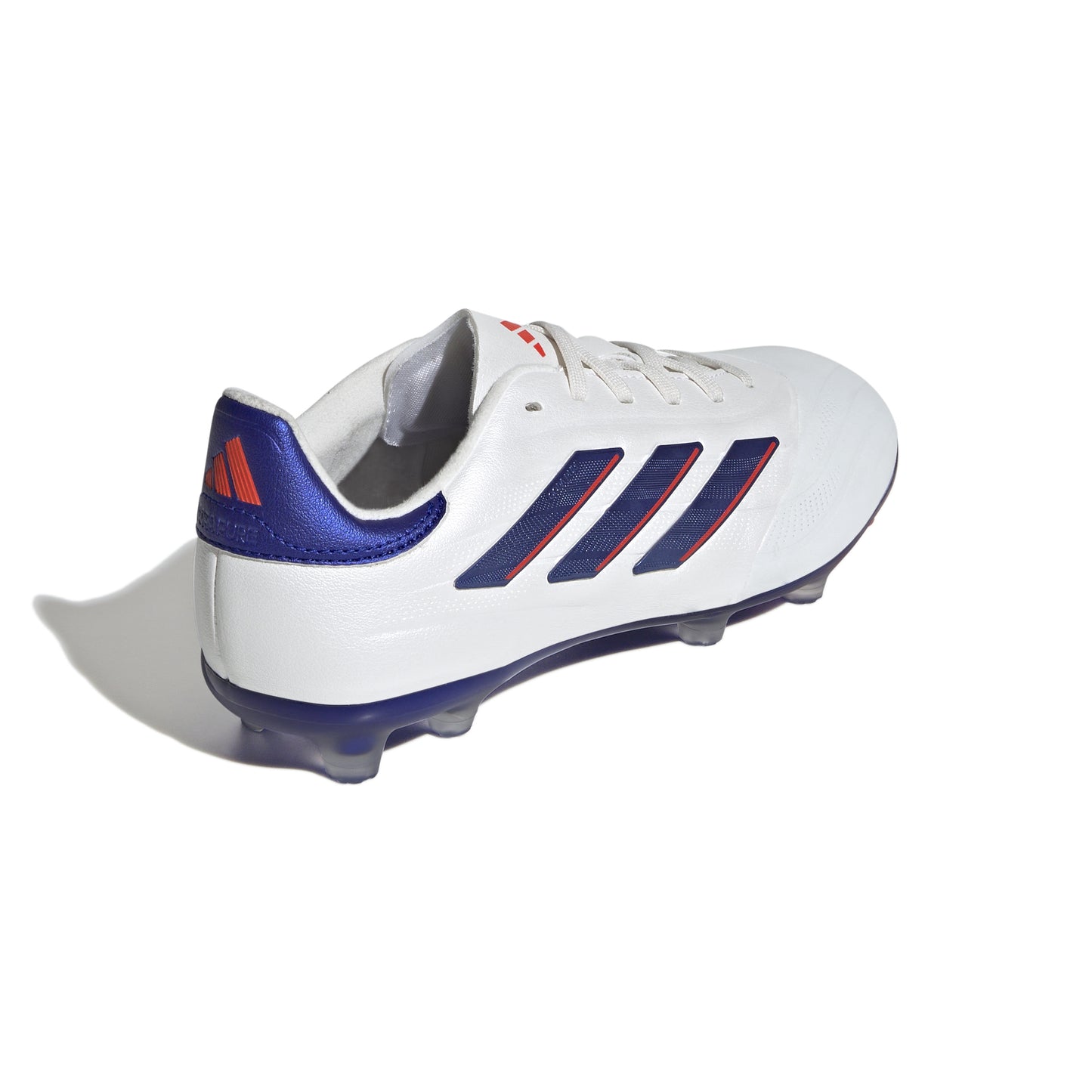 adidas Copa Pure 2 Elite Kids FG - Cloud White / Lucid Blue / Solar Red