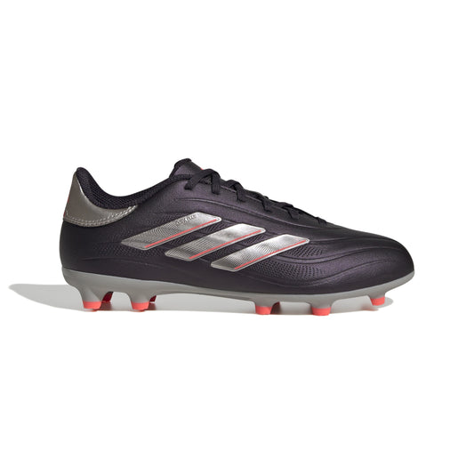 adidas Copa Pure 2 League J FG - Aurora Black / Platinum Metallic / Turbo