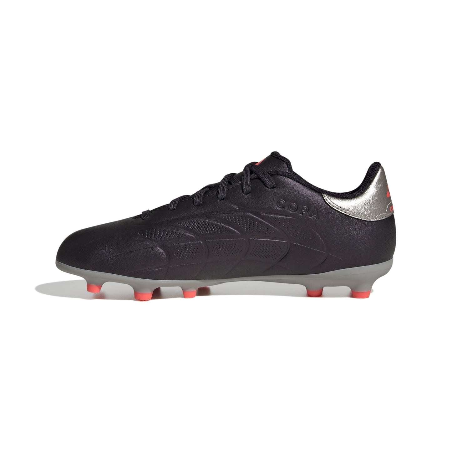 adidas Copa Pure 2 League J FG - Aurora Black / Platinum Metallic / Turbo