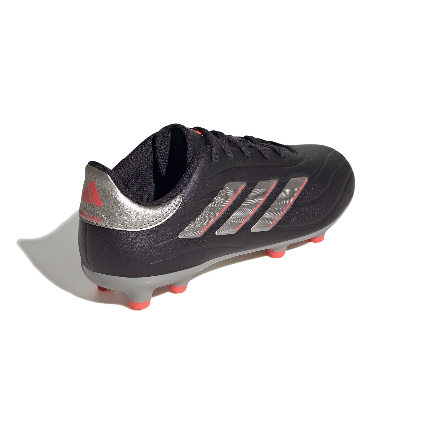 adidas Copa Pure 2 League J FG - Aurora Black / Platinum Metallic / Turbo