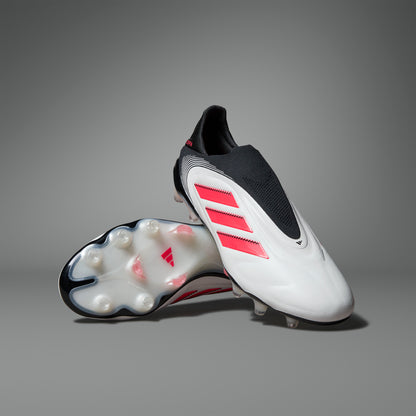 adidas Copa Pure 3 Laceless ELITE FG - Cloud White / Lucid Red / Core Black