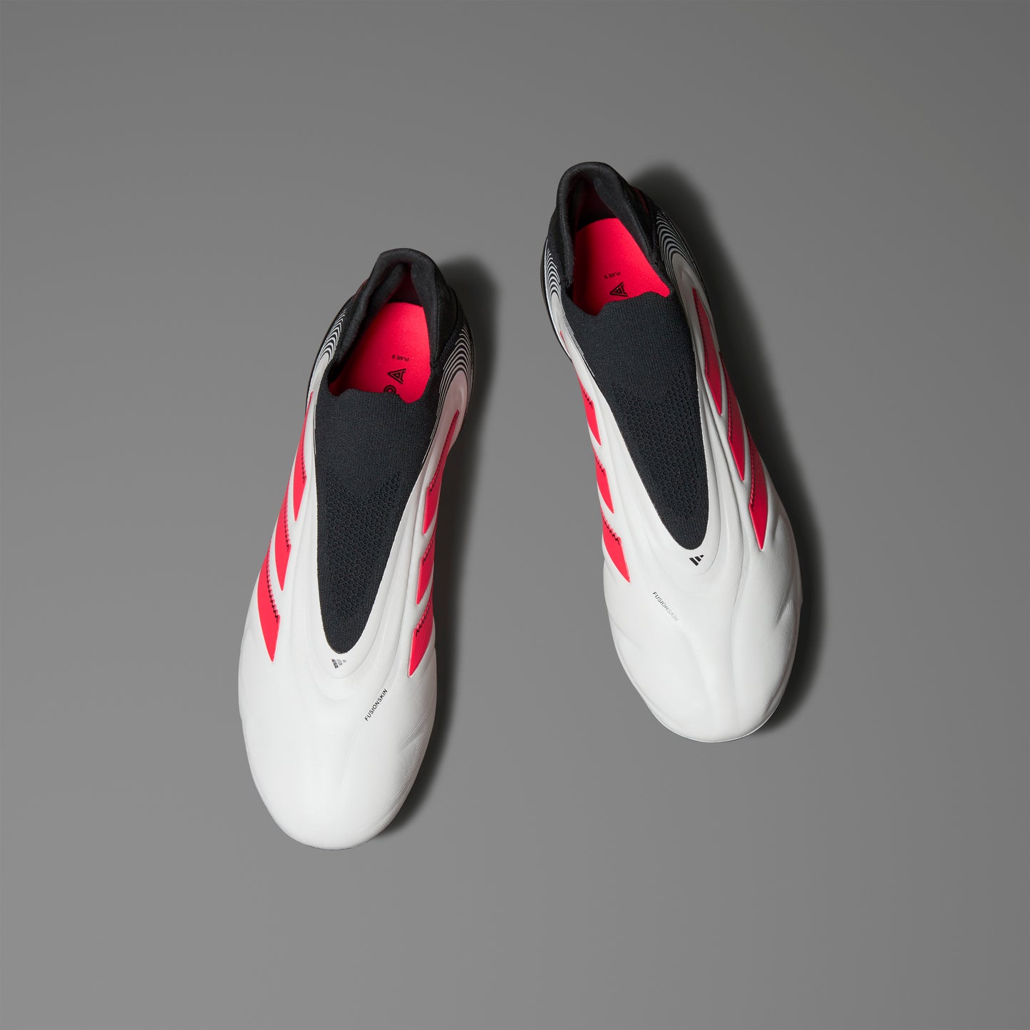 adidas Copa Pure 3 Laceless ELITE FG - Cloud White / Lucid Red / Core Black