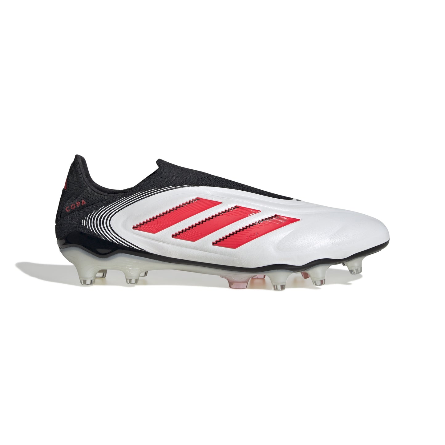 adidas Copa Pure 3 Laceless ELITE FG - Cloud White / Lucid Red / Core Black