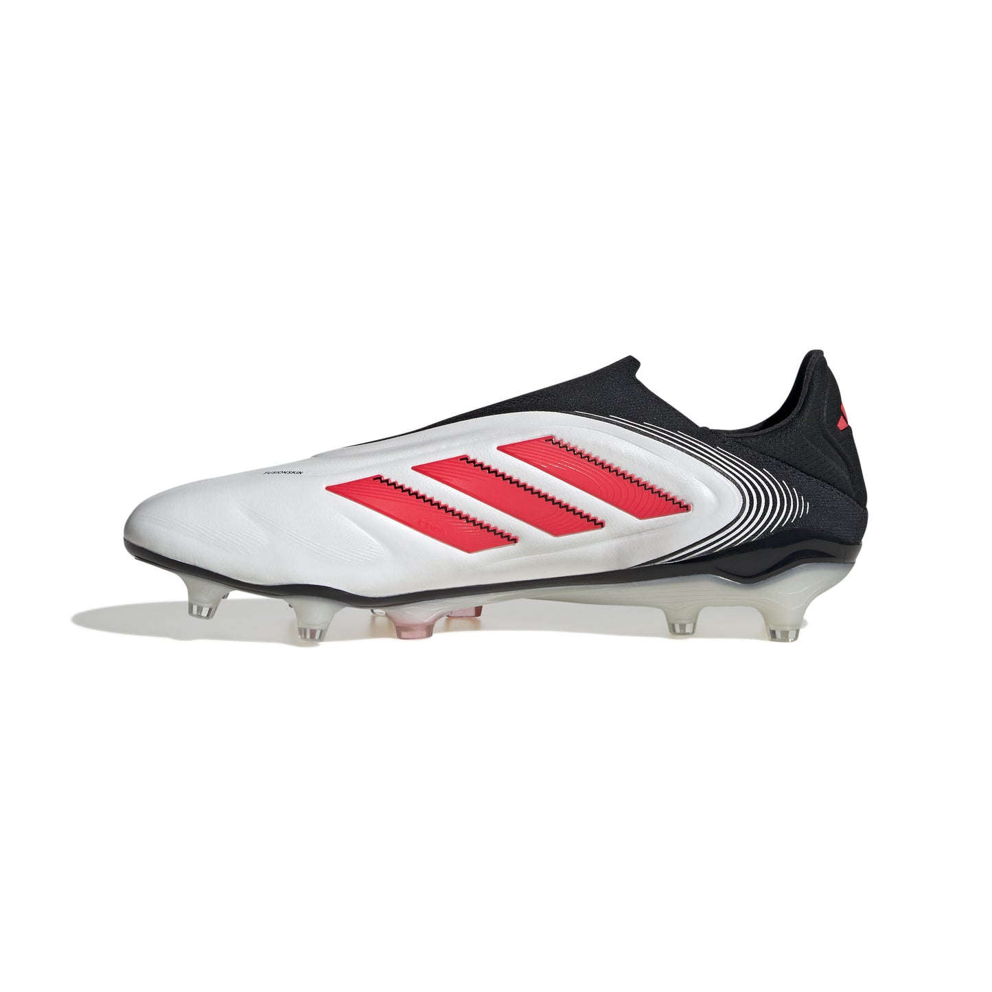 adidas Copa Pure 3 Laceless ELITE FG - Cloud White / Lucid Red / Core Black