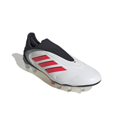 adidas Copa Pure 3 Laceless ELITE FG - Cloud White / Lucid Red / Core Black