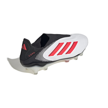 adidas Copa Pure 3 Laceless ELITE FG - Cloud White / Lucid Red / Core Black