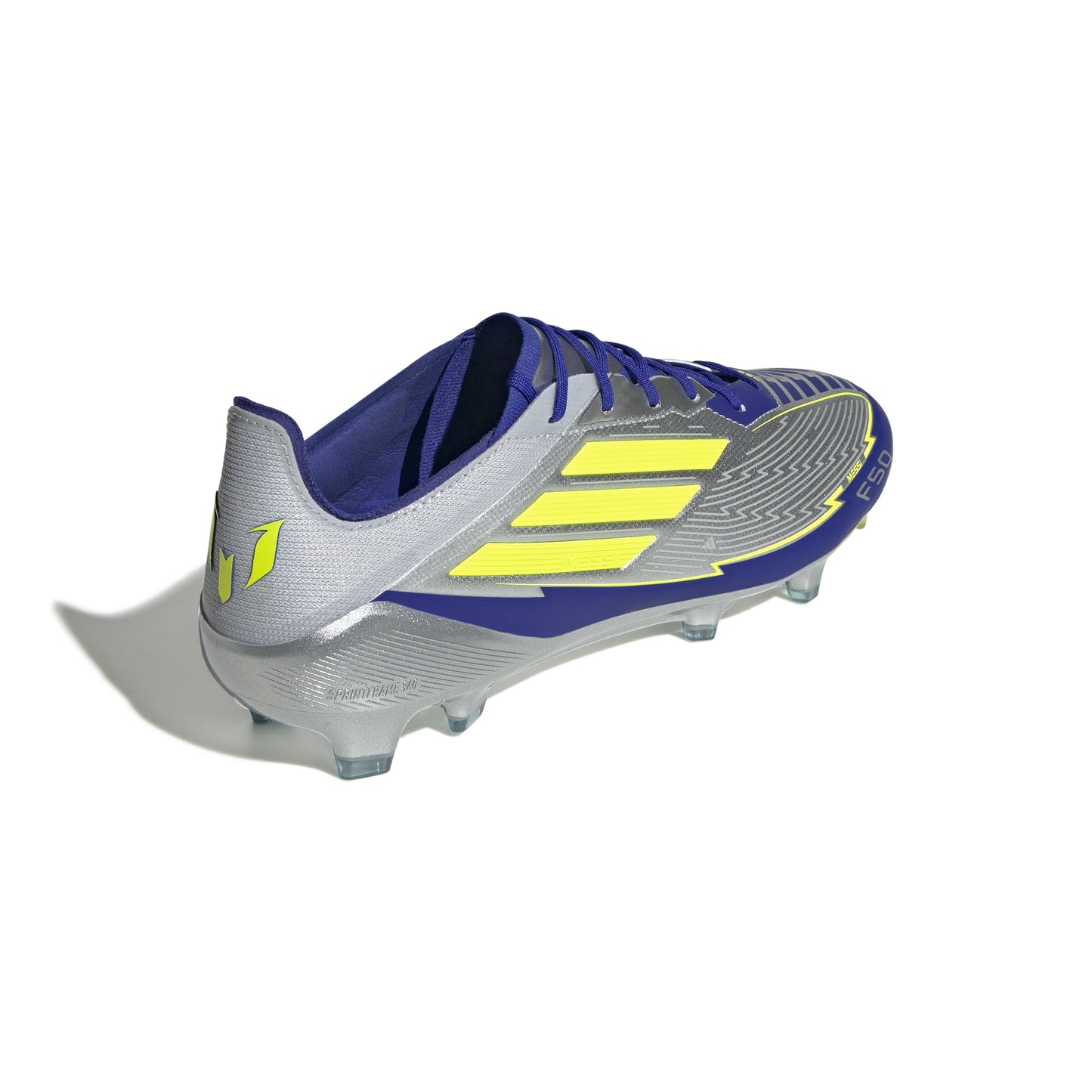 adidas Messi F50 Elite FG - Silver Metallic / Solar Yellow / Lucid Blue