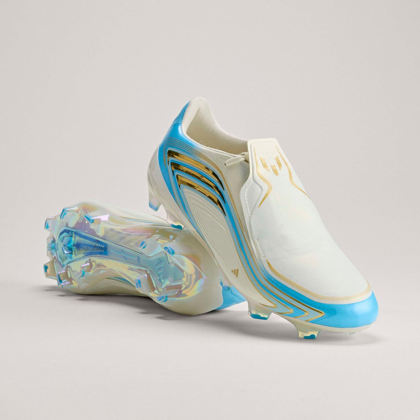 adidas F50 Messi Elite FG - Ivory / Semi Blue Burst / Icey Blue