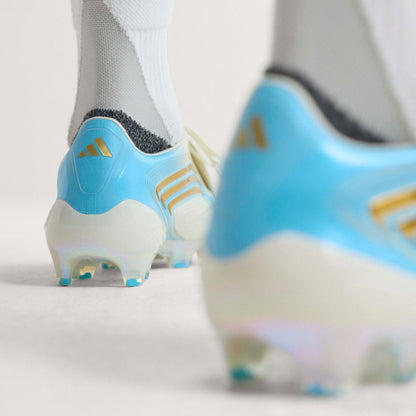 adidas F50 Messi Elite FG - Ivory / Semi Blue Burst / Icey Blue
