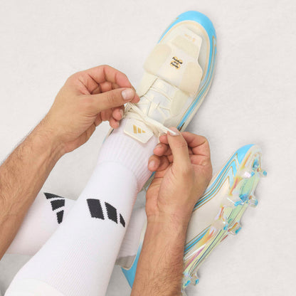 adidas F50 Messi Elite FG - Ivory / Semi Blue Burst / Icey Blue