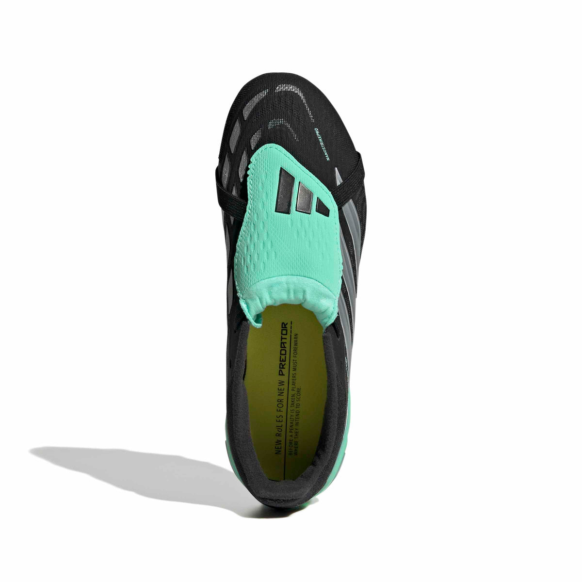 adidas Predator Elite Fold-Over Tongue FG Kids - Core Black / Silver Metallic / Pulse Mint