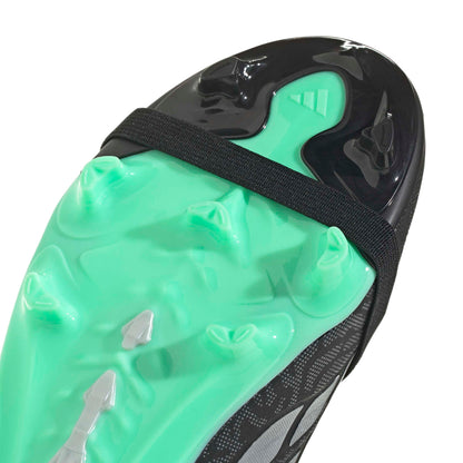 adidas Predator Elite Fold-Over Tongue FG Kids - Core Black / Silver Metallic / Pulse Mint