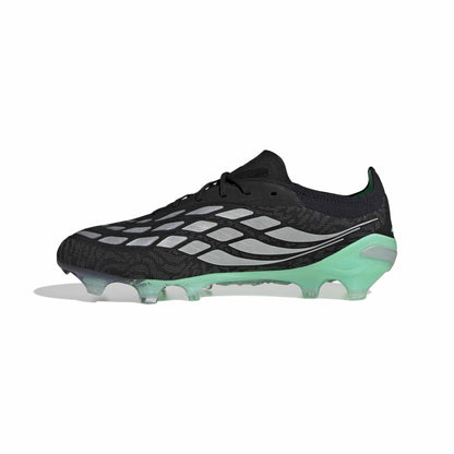 adidas Predator Elite FG - Core Black / Silver Metallic / Pulse Mint