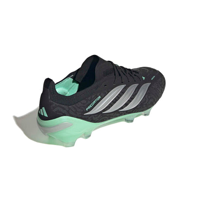 adidas Predator Elite FG - Core Black / Silver Metallic / Pulse Mint