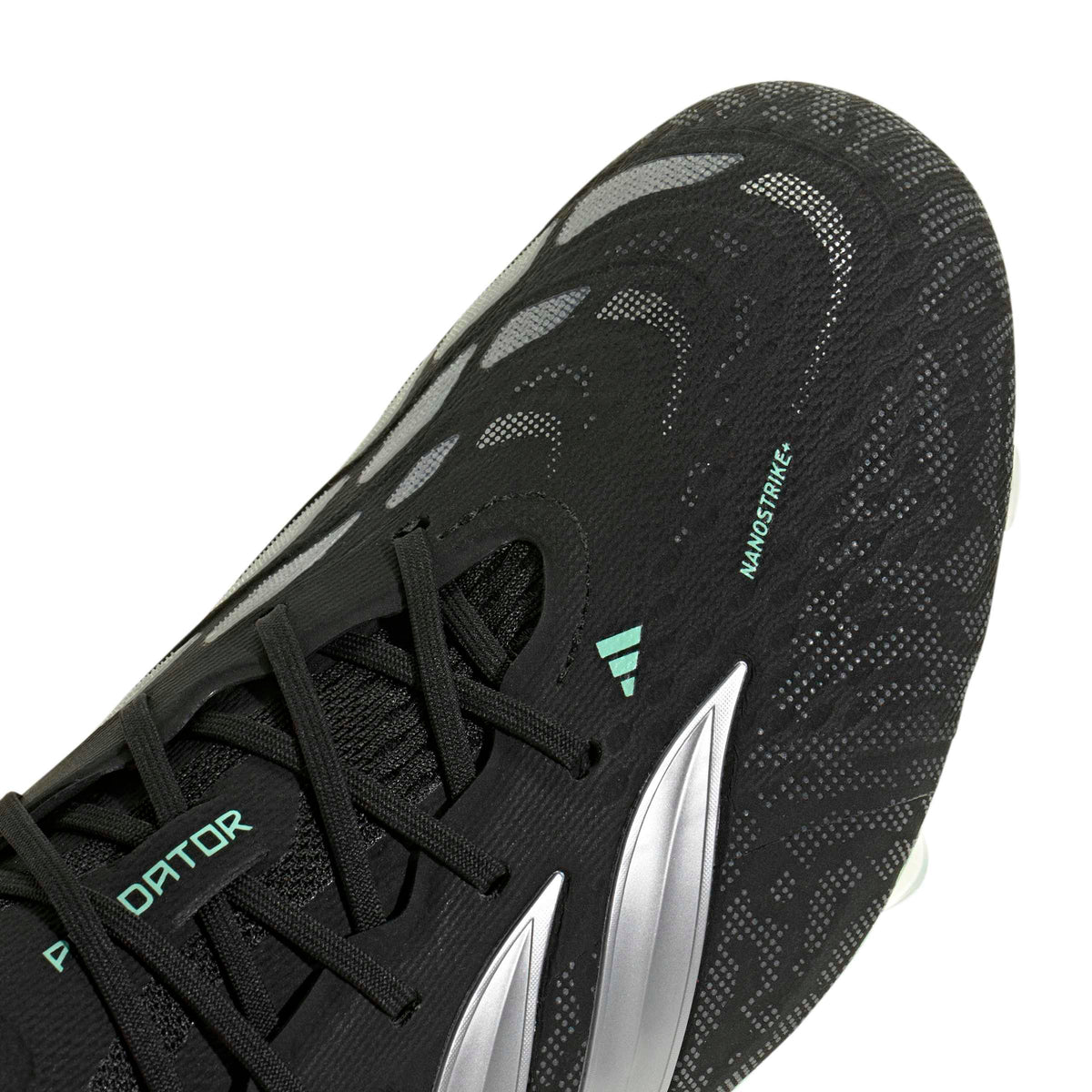 adidas Predator Elite FG - Core Black / Silver Metallic / Pulse Mint