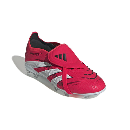 adidas Predator Elite Fold-Over Tongue J FG - Lucid Red / Cloud White / Core Black