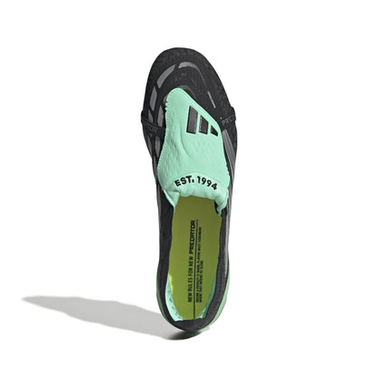 adidas Predator Elite Fold-Over Tongue FG - Core Black / Silver Metallic / Pulse Mint