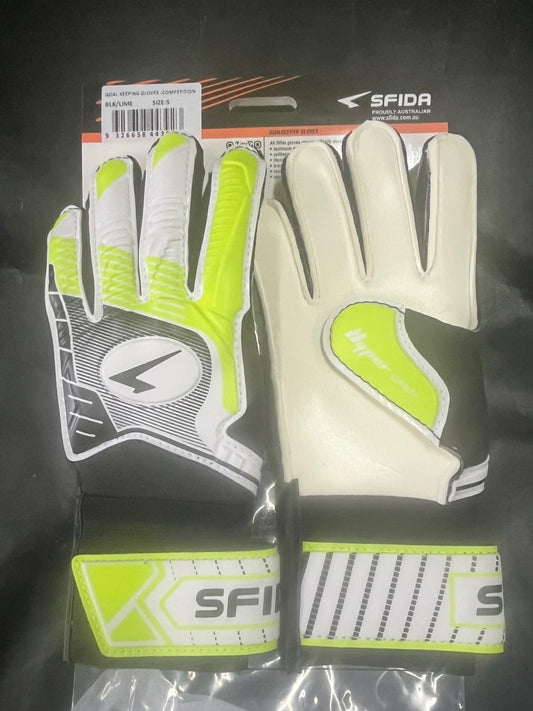 Goal Keeping Competition Glove - Black/Lime