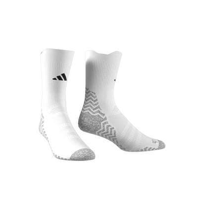 adidas Football GRIP Knitted Performance Socks - White/Black