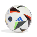 adidas Euro 24 Training Football - White/Black/Glow Blue