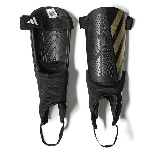 adidas Tiro Match Shin Guards - Black / Gold Metallic / White