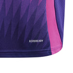 adidas Germany 24 Away Jersey Kids - Semi Lucid Fuchsia / Team Colleg Purple