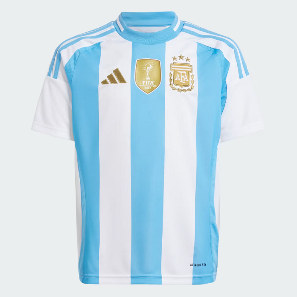 adidas Argentina 24 Home Jersey Kids - White / Blue Burst