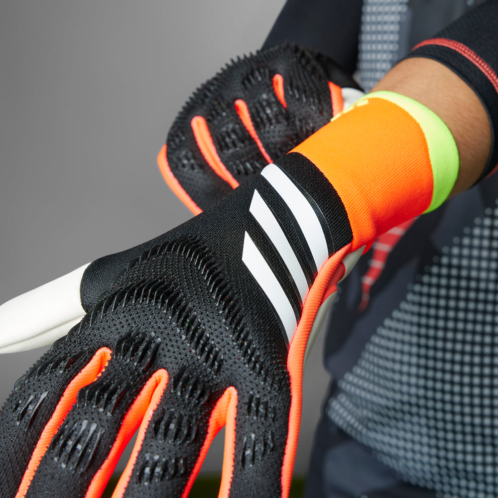 adidas Predator Pro Gloves - Black/Solar Red/Solar Yellow