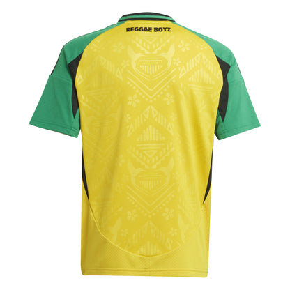 adidas Jamaica 24 Jr Home Jersey - Hazy Yellow