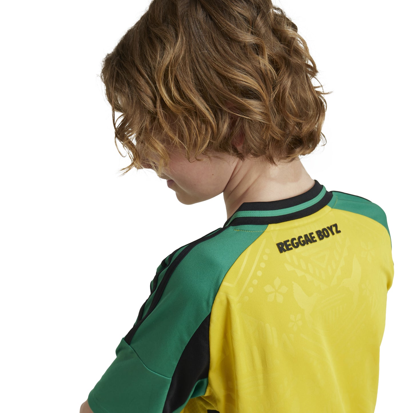 adidas Jamaica 24 Jr Home Jersey - Hazy Yellow