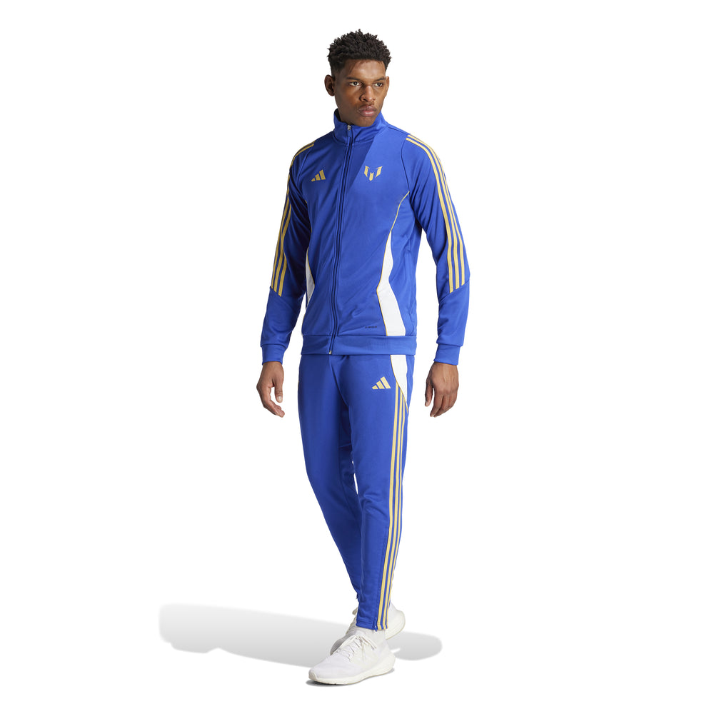 adidas Pitch 2 Street Messi Tracksuit Bottoms - Semi Lucid Blue/White