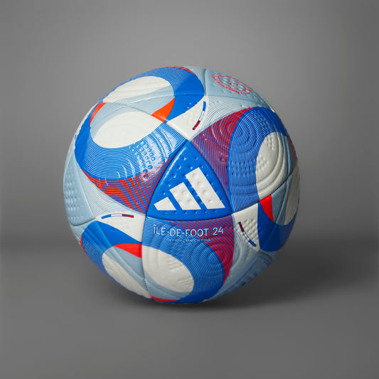 adidas Île-De-Foot 24 Pro football - White / Solar Red / Clear Sky / Royal Blue